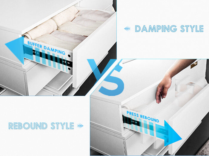 Soft se vs. Self Close Drawer Slides