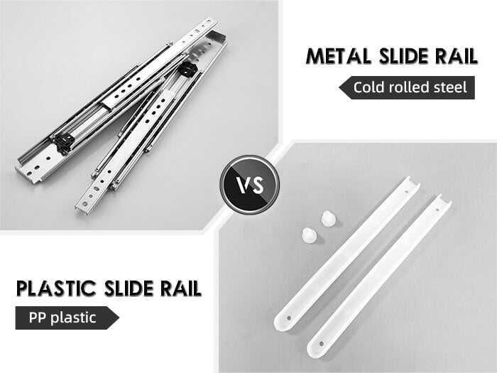 Drawer Slide Materials Comparing Metal vs. Plastic Slides