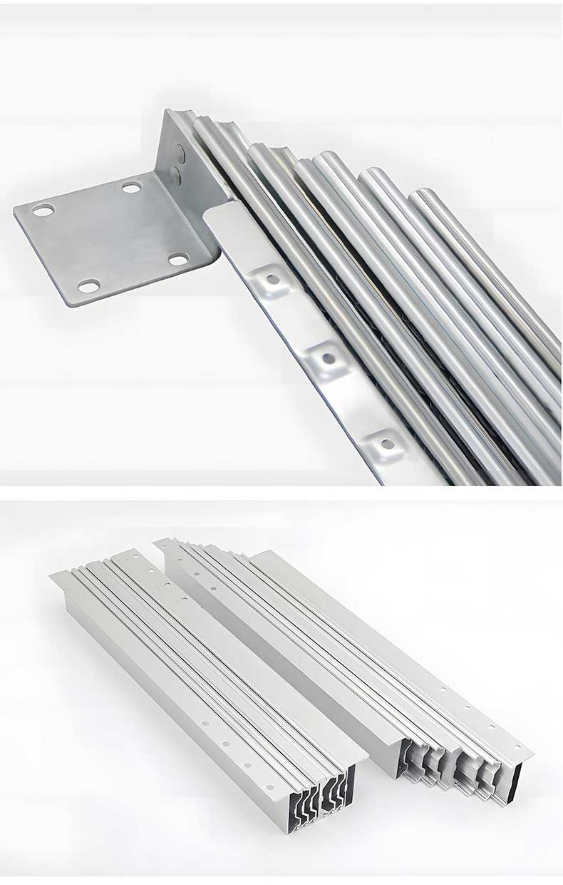 AOLISHENG Hidden Multi-Section Aluminum Drawer Slides Rail, Ultra-Long Telescopic Folding Flat Push Guide for Cabinet Bar Counters——50Pairs（Minimum Order Quantity）