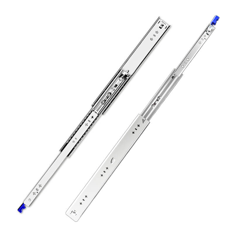 AOLISHENG 265lbs Camper Drawer Slides Side Mounted Heavy Duty Drawer Slides With Lock 1 Pair - D2053