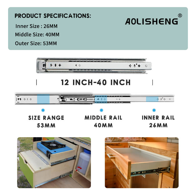 Heavy Duty Full Drawer Slides